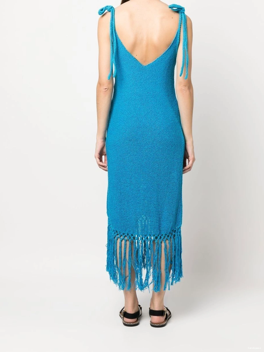 Cheap midi Sunset Alanui crochet The dress Beach At Women 0415